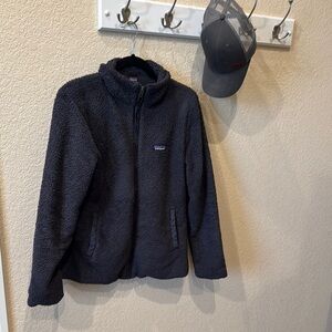 Patagonia blue/grey Los Gatos Teddy Jacket Fleece Zip-Up
